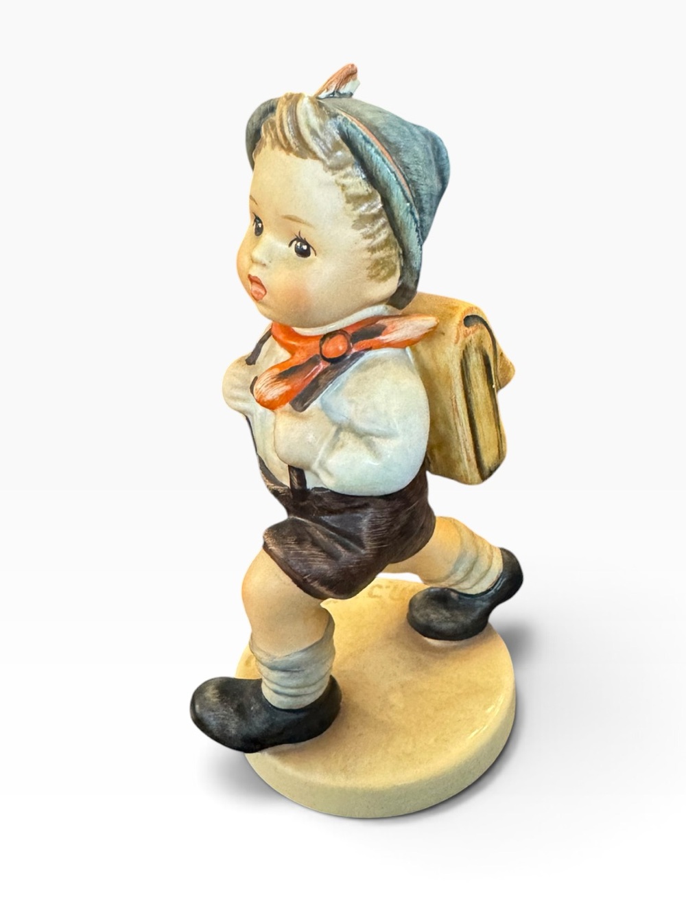 M.J. Hummel Figurine Boy in Blue and Cream